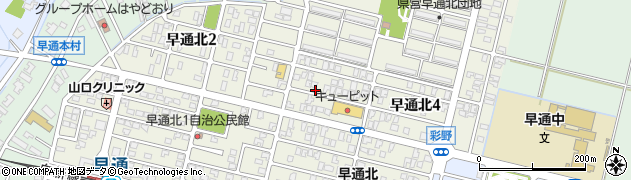 新潟県新潟市北区早通北周辺の地図