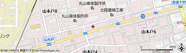 ローソン新潟山木戸七丁目店周辺の地図