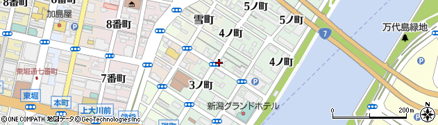 新潟県新潟市中央区礎町通周辺の地図