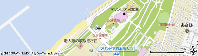 新潟県新潟市中央区窪田町周辺の地図