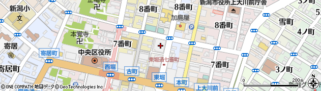 日駐管理株式会社　新潟営業所周辺の地図