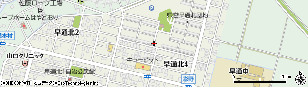 新潟県新潟市北区早通北5丁目周辺の地図