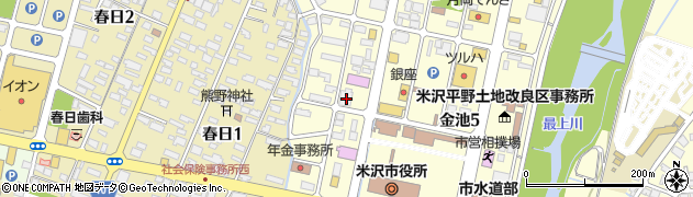 株式会社きらやか銀行　きらやか米沢コンサルティングステーション周辺の地図