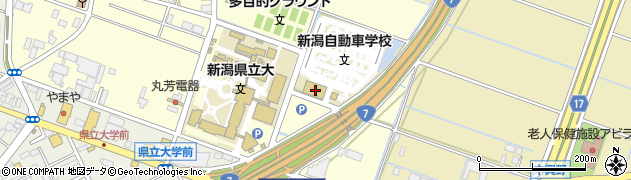 新潟自動車学校周辺の地図