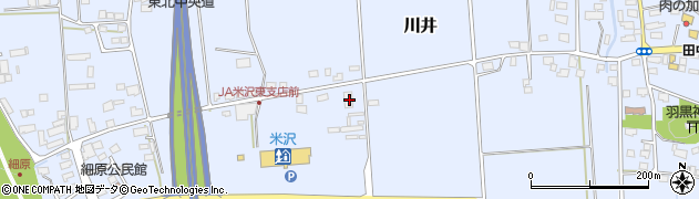 山形県米沢市川井1052周辺の地図