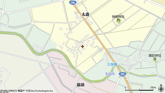 〒959-2312 新潟県新発田市太斎の地図