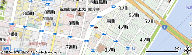 新潟県新潟市中央区新島町通（２ノ町）周辺の地図