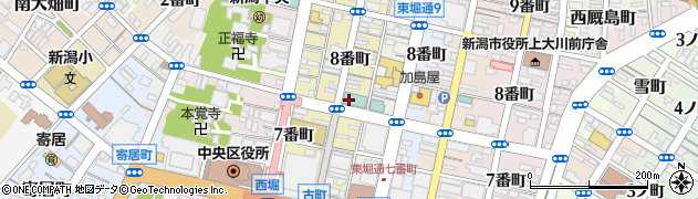カラオケマイム 古町店周辺の地図