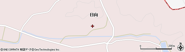 宮城県伊具郡丸森町小斎日向周辺の地図