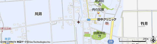 山形県米沢市川井46周辺の地図