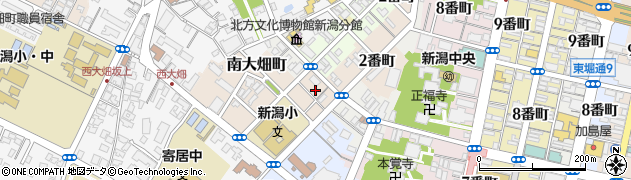 新潟県新潟市中央区東大畑通１番町490周辺の地図