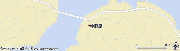 福島県福島市飯坂町茂庭（中野原）周辺の地図