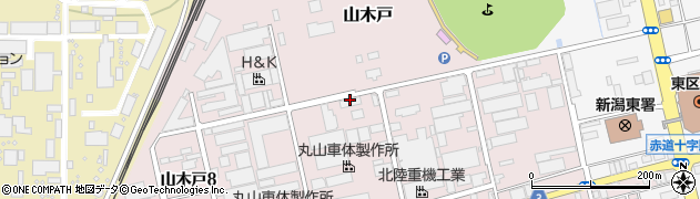 新潟サンリン株式会社　新潟支店周辺の地図