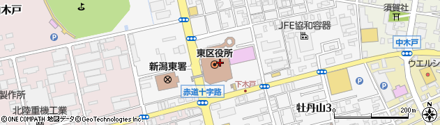 くらしの保険室　東区役所店周辺の地図