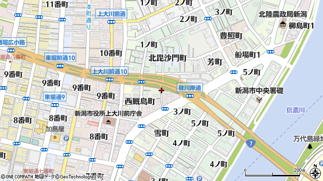 〒951-8044 新潟県新潟市中央区東厩島町の地図