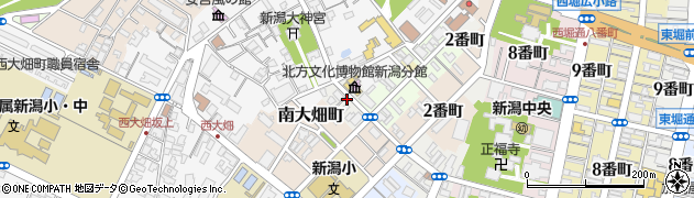 新潟県新潟市中央区南浜通２番町周辺の地図