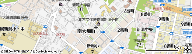 新潟県新潟市中央区南浜通（２番町）周辺の地図