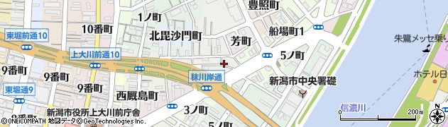 新潟県新潟市中央区並木町2398周辺の地図