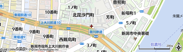 新潟県新潟市中央区並木町2405周辺の地図