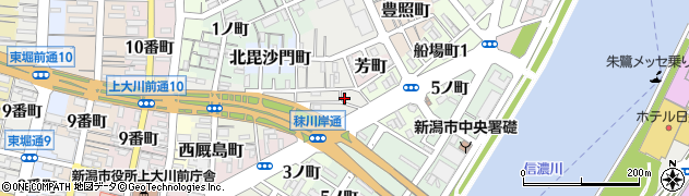 新潟県新潟市中央区並木町2434周辺の地図