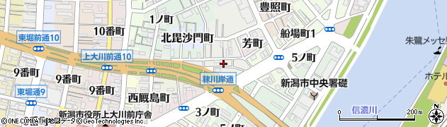 新潟県新潟市中央区並木町2402周辺の地図