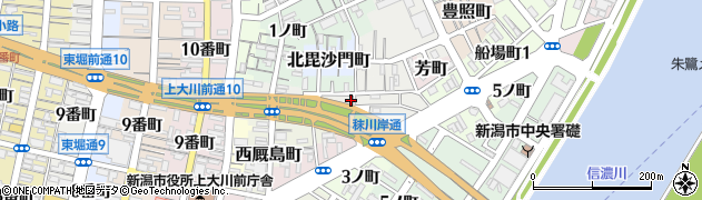 新潟県新潟市中央区並木町2406周辺の地図