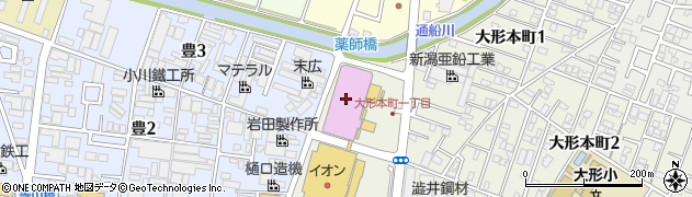 モーリーファンタジー新潟東店周辺の地図