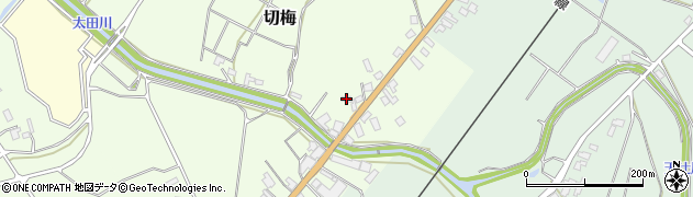 新潟県新発田市切梅114周辺の地図