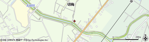 新潟県新発田市切梅149周辺の地図