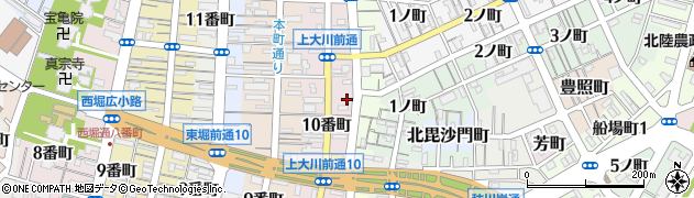 新潟県新潟市中央区上大川前通１０番町1904周辺の地図