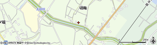 新潟県新発田市切梅391周辺の地図