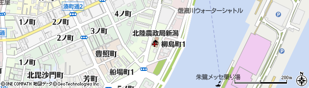 北陸農政局　新潟県拠点周辺の地図