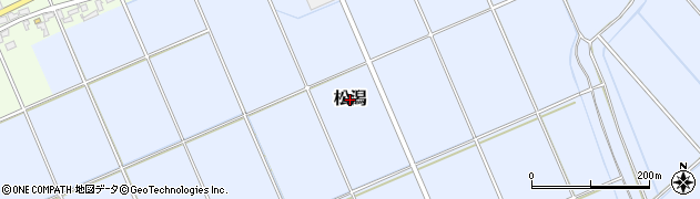 新潟県新潟市北区松潟周辺の地図