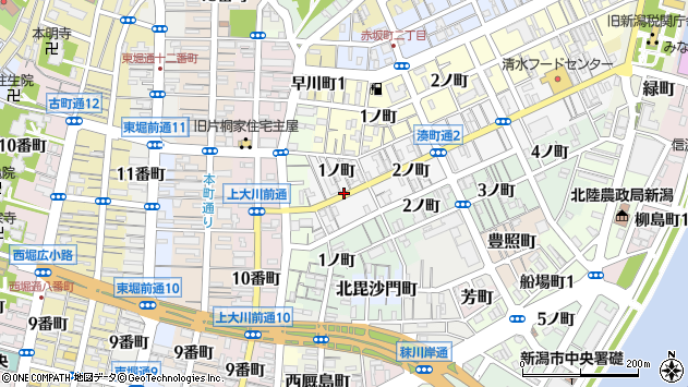 〒951-8027 新潟県新潟市中央区湊町通の地図