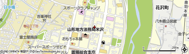 オリックスレンタカー米沢金池店周辺の地図