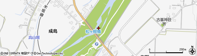 松ケ根橋周辺の地図