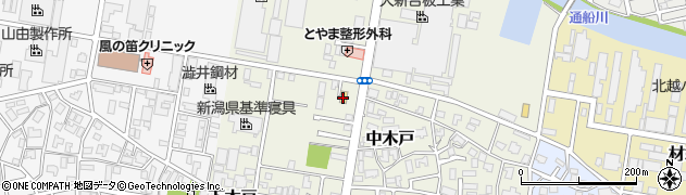ファミリーマート新潟中木戸店周辺の地図
