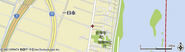 新潟県新潟市東区一日市周辺の地図