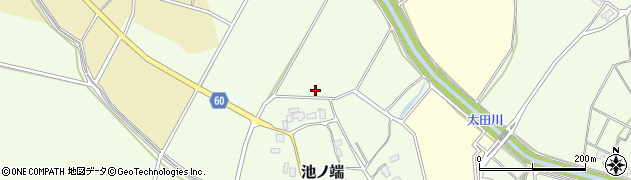 新潟県新発田市池ノ端周辺の地図
