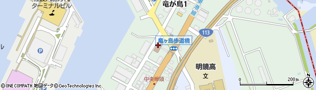 東京税関新潟税関支署保税部門周辺の地図