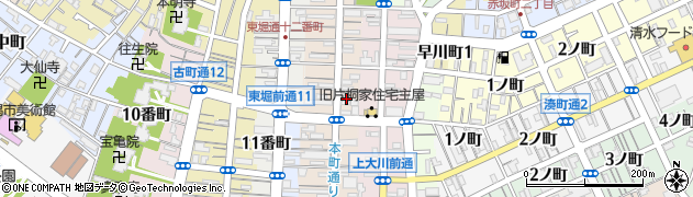 新潟県新潟市中央区本町通１２番町2746周辺の地図