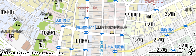 新潟県新潟市中央区本町通１２番町2781周辺の地図