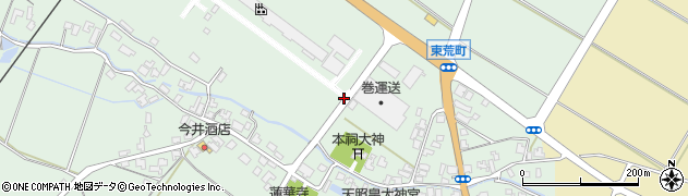 新潟県新発田市荒町周辺の地図