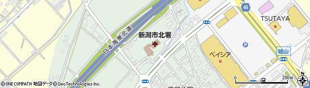 新潟市消防局北消防署周辺の地図