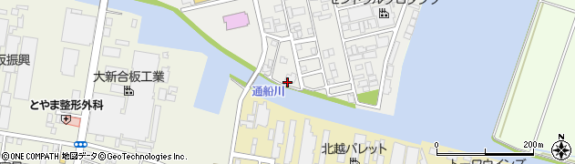 新潟県新潟市東区河渡周辺の地図