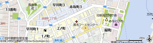 新潟県新潟市中央区西湊町通３ノ町周辺の地図
