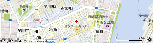 新潟県新潟市中央区西湊町通３ノ町3316周辺の地図