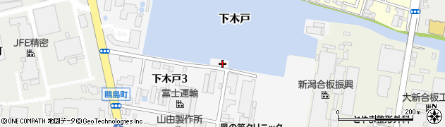 新潟県新潟市東区下木戸周辺の地図