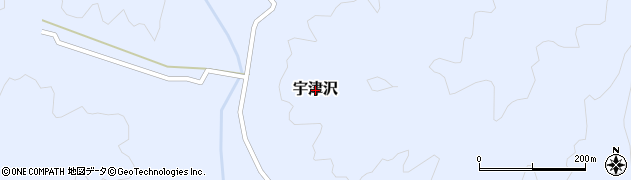 山形県飯豊町（西置賜郡）宇津沢周辺の地図