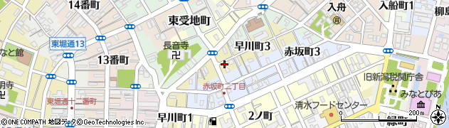 新潟中央ヤクルト販売株式会社　みなとまちセンター周辺の地図